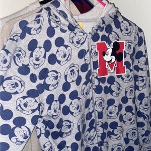 Mickey Mouse Disney Zip Up Hoodie